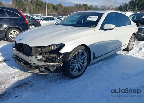 2016 BMW 750I xDrive from USA, damaged, VIN WBA7F2C53GG420124